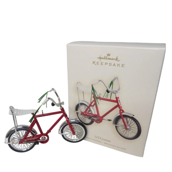 Hallmark Other - 2007 Hallmark Keepsake Li’l Cruiser Bicycle Die-cast Metal Christmas Ornament
